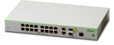 CentreCOM FS980M18 - Switch - L3 - Beheerd - 16 x 10100 + 2 x Gigabit SFP-combinatie - rack-uitvoering CentreCOM FS980M18 - Switch - L3 - Beheerd - 16 x 10100 + 2 x Gigabit SFP-combinatie - rack-uitvoering