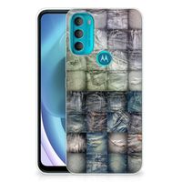 Silicone Back Cover Motorola Moto G71 5G Spijkerbroeken - thumbnail