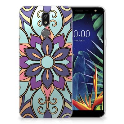 LG K40 TPU Case Purple Flower LG K40 TPU Case Purple Flower