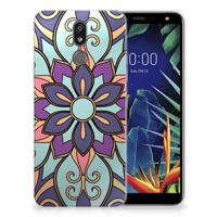 LG K40 TPU Case Purple Flower