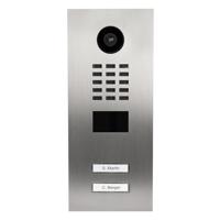 Doorbird D2102V V2 video-deurintercom met RFID-lezer, roestvrij staal, 2 bellen
