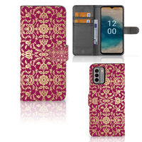 Wallet Case Nokia G22 Barok Pink - thumbnail