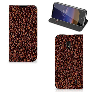 Nokia 2.2 Flip Style Cover Koffiebonen