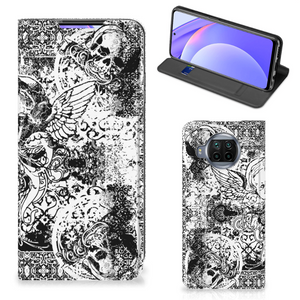 Mobiel BookCase Xiaomi Mi 10T Lite Skulls Angel