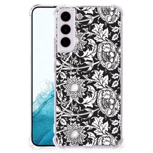 Samsung Galaxy S22 Case Black Flowers