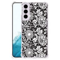 Samsung Galaxy S22 Case Black Flowers - thumbnail