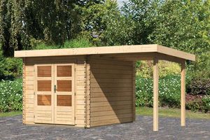 Woodfeeling | Tuinhuis Bastrup 4 met Overkapping 2,0