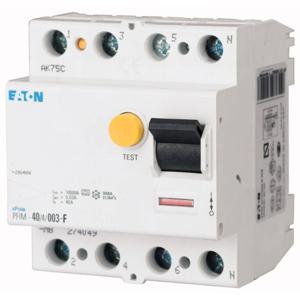 Eaton 187456 PFIM-40/4/003-G/F Aardlekschakelaar Voor mengfrequenties G/F 4-polig 40 A 0.03 A 230 V