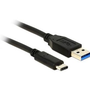 DeLOCK 0.5m USB3.1-C/USB3.1-A USB-kabel 0,5 m USB 3.2 Gen 2 (3.1 Gen 2) USB A USB C Zwart