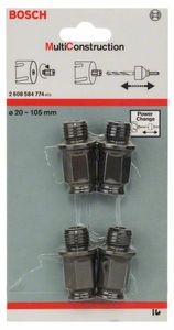 Bosch Accessoires 4-delige adapterset - 2608584774