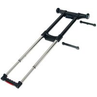 Penn Elcom HG-4515 Uitschuifbaar opbouw trolley handvat met wielen 335mm - thumbnail