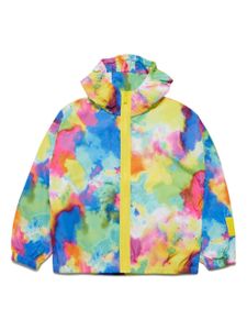 DSQUARED2 KIDS veste à imprimé tie dye - Jaune