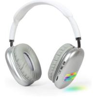 Gembird BHP-LED-02-W hoofdtelefoon/headset Draadloos Hoofdband Oproepen/muziek Bluetooth Wit - thumbnail