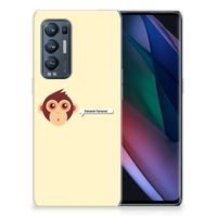 OPPO Find X3 Neo Telefoonhoesje met Naam Monkey