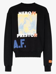 Heron Preston sweat A.F. Authorized à col rond - Noir