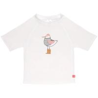 Lässig Splash & Fun Korte mouw Rashguard / zwemshirt Mrs. Seagull white