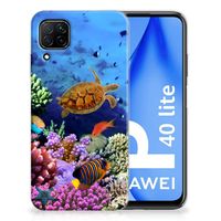 Huawei P40 Lite TPU Hoesje Vissen - thumbnail