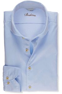 Stenströms Casual Fitted Body Overhemd ML7 (72CM+) blauw