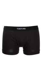 TOM FORD boxer à taille à logo - Marron - thumbnail