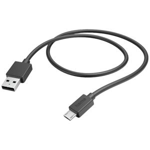 Hama USB-laadkabel USB 2.0 USB-A stekker, USB-micro-B stekker 1.00 m Zwart 00201584