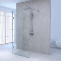 Sanituba Complete Profielloze Inloopdouche Reversed 90x130 cm Chroom