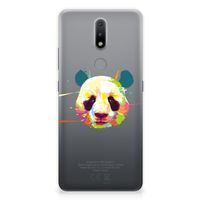 Nokia 2.4 Telefoonhoesje met Naam Panda Color