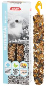 ZOLUX NUTRIMEAL STICK GROTE PARKIET / PAPEGAAI ZONNEBLOEMPITTEN 110 GR 3 ST