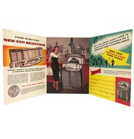 Originele Wurlitzer 2000 Jukebox Brochure En Interesse Formulier - thumbnail