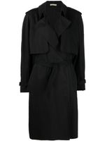 Hermès Pre-Owned trench à taille ceinturée (2003) - Noir