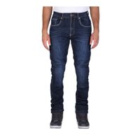 MODEKA Glenn II, Motorjeans heren, Soft Wash Donker Blauw Lengte 30