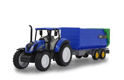 Jamara New Holland Tractor Met Kiepwagen 32,5 Cm Blauw