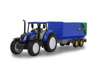 Jamara New Holland Tractor Met Kiepwagen 32,5 Cm Blauw
