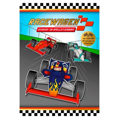 Stickeren Spelletjesboek Racewagen