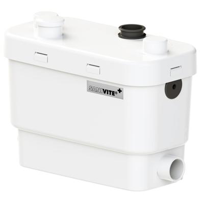 SANIBROYEUR SANIVITE® + vuilwaterpomp, wit
