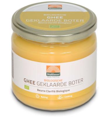 Mattisson Mattisson Ghee Geklaarde Boter Bio (300g) Mattisson Mattisson Ghee Geklaarde Boter Bio (300g)