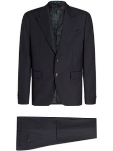 ETRO costume à veste à simple boutonnage - Gris