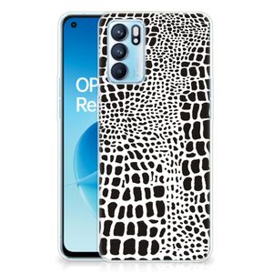 OPPO Reno 6 5G TPU Hoesje Slangenprint