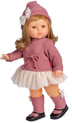 Berjuan pop Colette meisjes 45 cm vinyl/textiel roze/wit Berjuan pop Colette meisjes 45 cm vinyl/textiel roze/wit