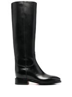 Santoni bottes en cuir - Noir - thumbnail