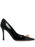 Valentino Garavani escarpins Roman Stud à bout pointu - Noir