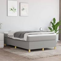 Boxspring met matras stof lichtgrijs 120x200 cm SKU: V3144506