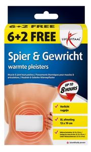 Lucovitaal Rug warmte pleister (8 st)