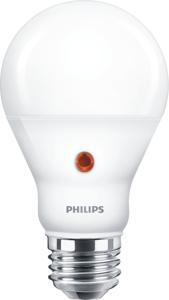 Philips Lighting 78269600 LED-lamp Energielabel F (A - G) 7.5 W = 60 W Warmwit (Ø x l) 6.2 cm x 11.4 cm Incl. daglichtsensor 1 stuk(s)