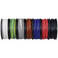 TRU COMPONENTS TC-12112356 Draad 0.34 mm² Zwart, Wit, Rood, Blauw, Bruin, Grijs, Geel-groen 1 set(s) - thumbnail