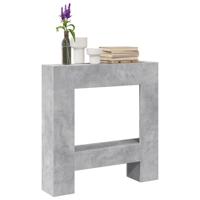 Haardombouw 81x18x82 cm bewerkt hout betongrijs