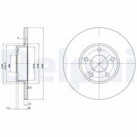 Remschijf BG2749 - thumbnail