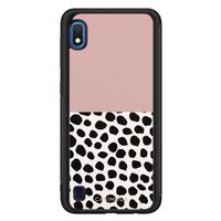 Samsung Galaxy A10 hoesje - Pink dots