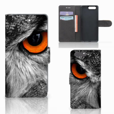 Huawei P10 Telefoonhoesje met Pasjes Uil