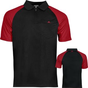 Mission EXOS Cool Dartshirt Black Red - Maat: S