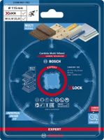 Bosch Accessories EXPERT Carbide Multi Wheel X-LOCK 2608901192 Doorslijpschijf recht 115 mm 1 stuk(s) - thumbnail